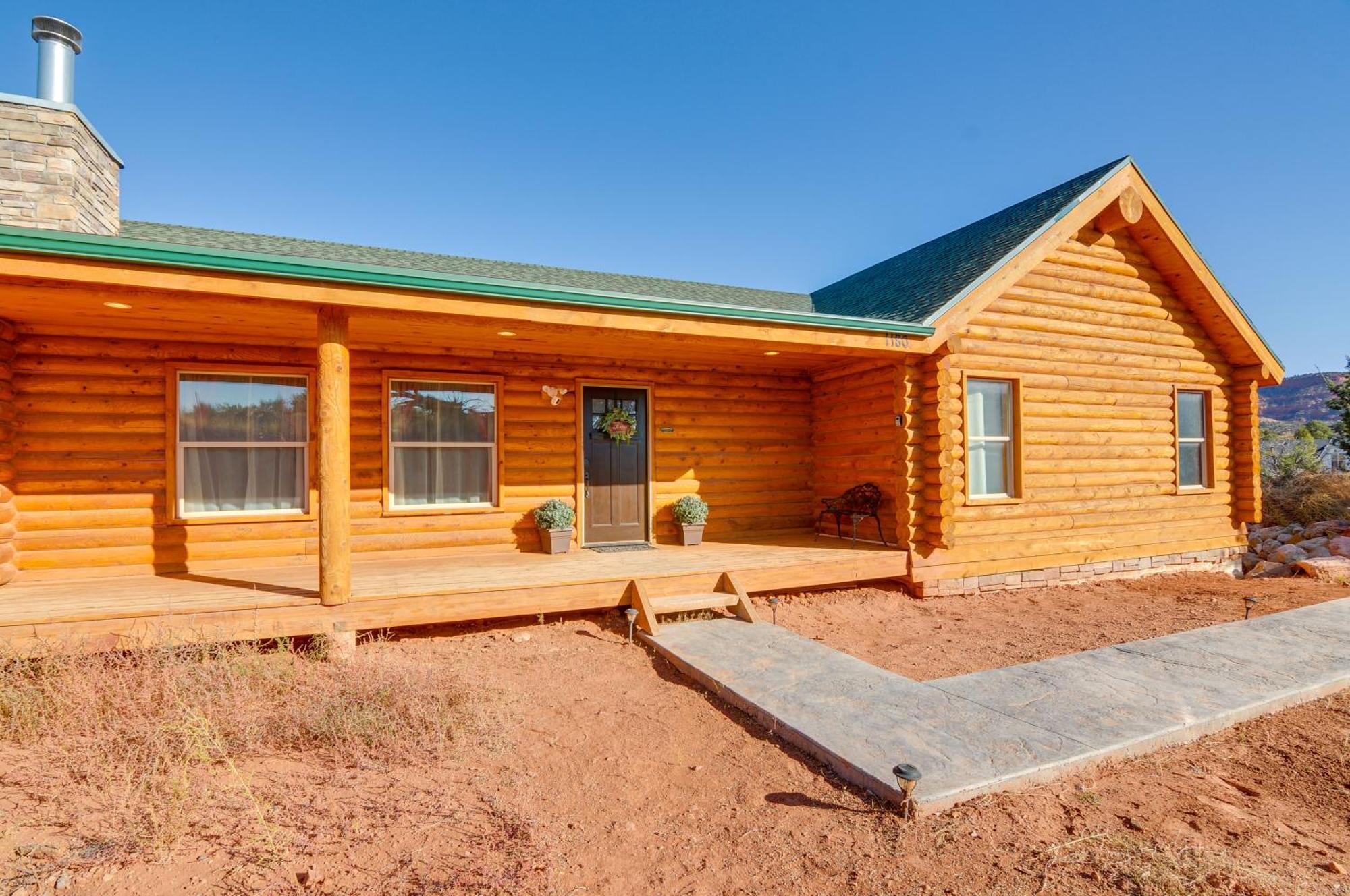 The Cliffrose Cabin - Hike, Relax, Explore! Kanab Eksteriør billede